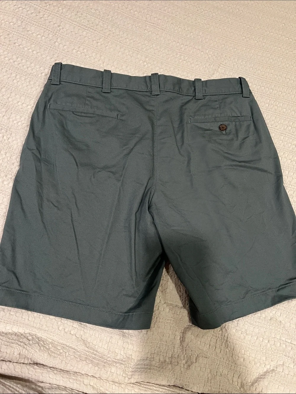 J. Crew Men’s Olive Green Flat Front Chino Shorts